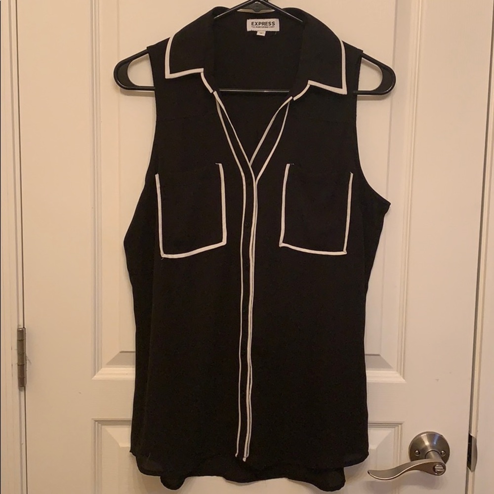 Express Contrast Stripe Sleeveless Portofino